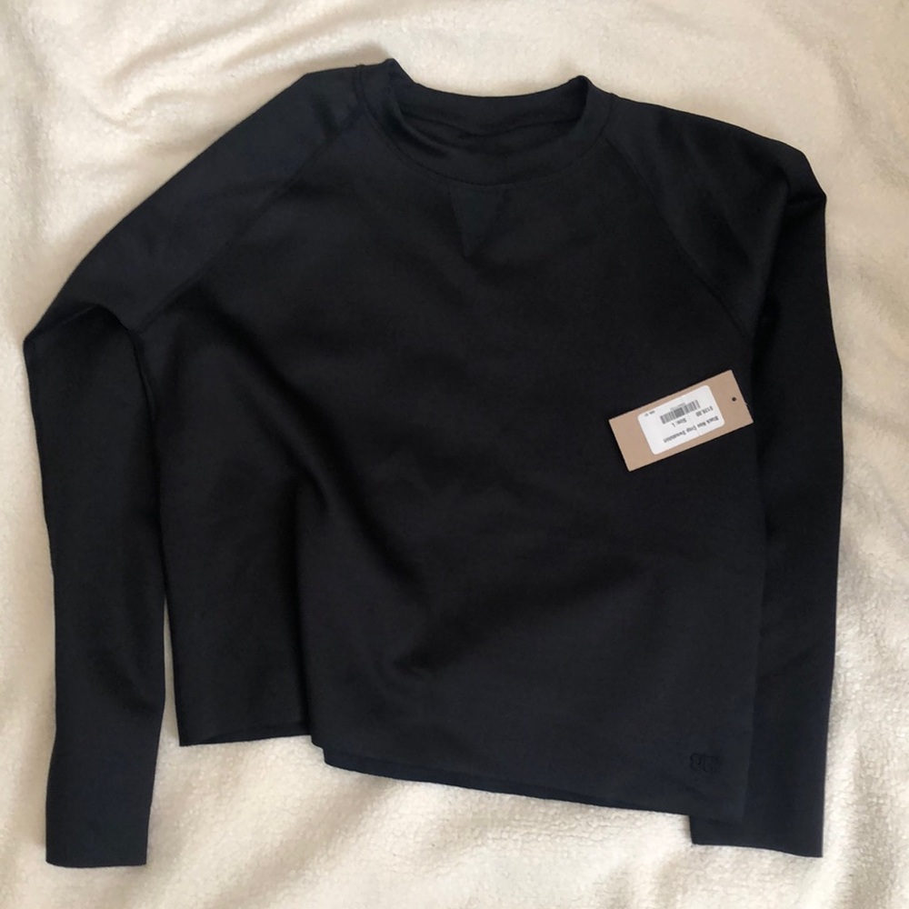 Black Neo Crop sweatshirt